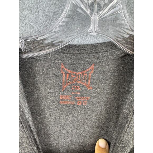 Tapout Train Pain Fame Shirt Size XXL 2XL‎ Gray Short Sleeve Tee Workout - Picture 4 of 8